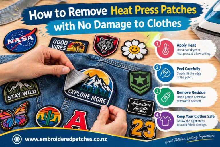 Remove Heat Press Patches with No Damage to Clothes